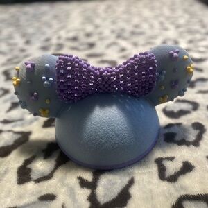 Disney Parks Beaded Minnie Mouse Ear Hat